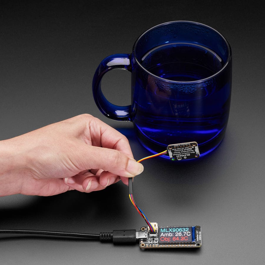 Adafruit MLX90632 FIR Remote Thermal Temperature Sensor - Medical Grade STEMMA QT / Qwiic by Adafruit - The Pi Hut