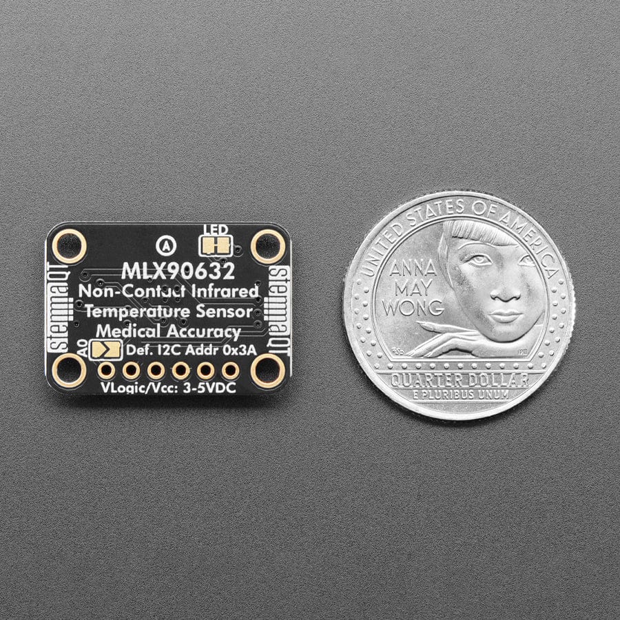 Adafruit MLX90632 FIR Remote Thermal Temperature Sensor - Medical Grade STEMMA QT / Qwiic by Adafruit - The Pi Hut