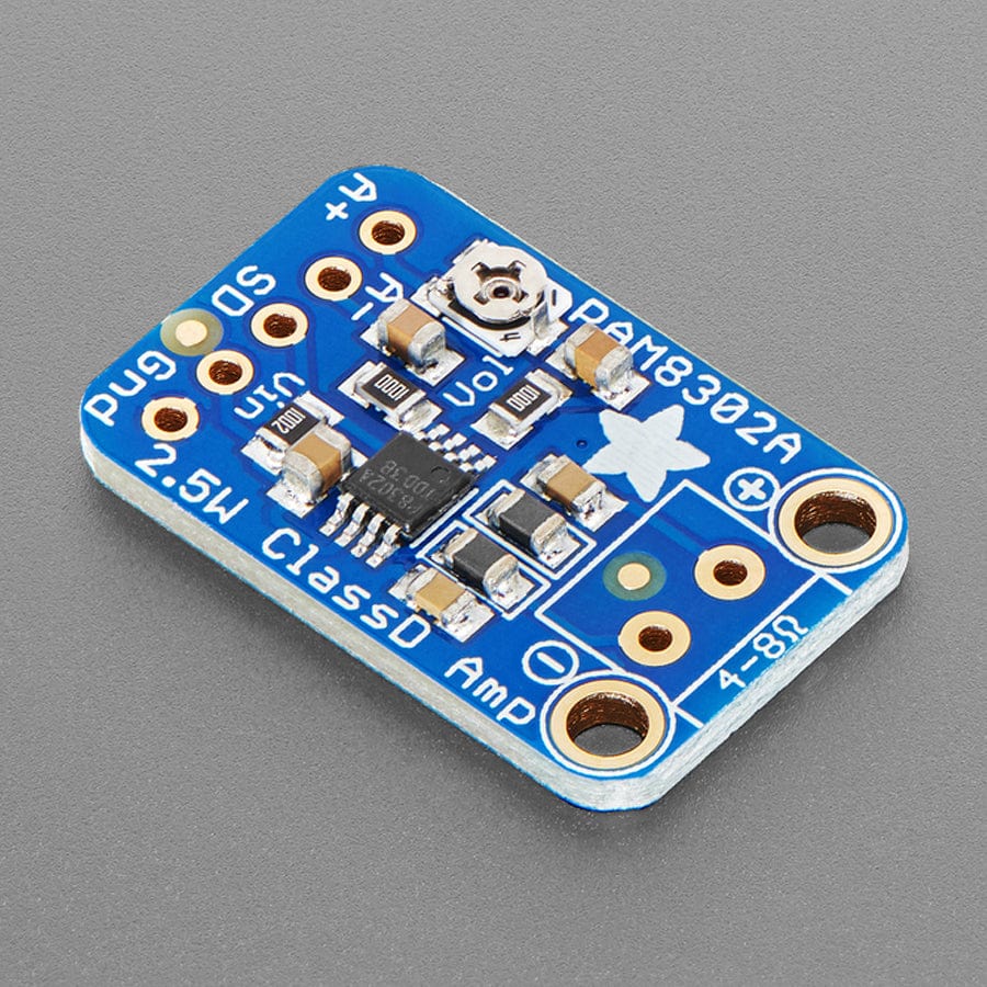 Adafruit Mono 2.5W Class D Audio Amplifier - PAM8302 by Adafruit - The Pi Hut