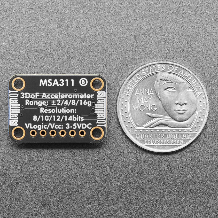Adafruit MSA311 Triple Axis Accelerometer - STEMMA QT / Qwiic by Adafruit - The Pi Hut