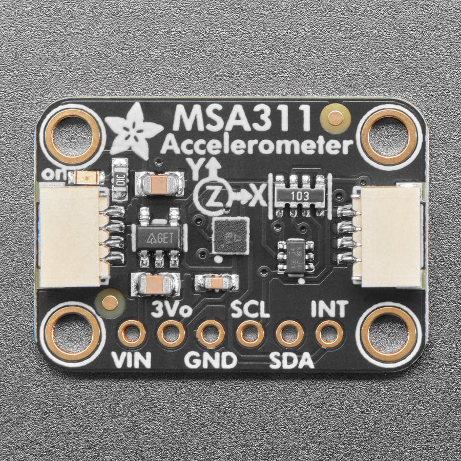 Adafruit MSA311 Triple Axis Accelerometer - STEMMA QT / Qwiic by Adafruit - The Pi Hut