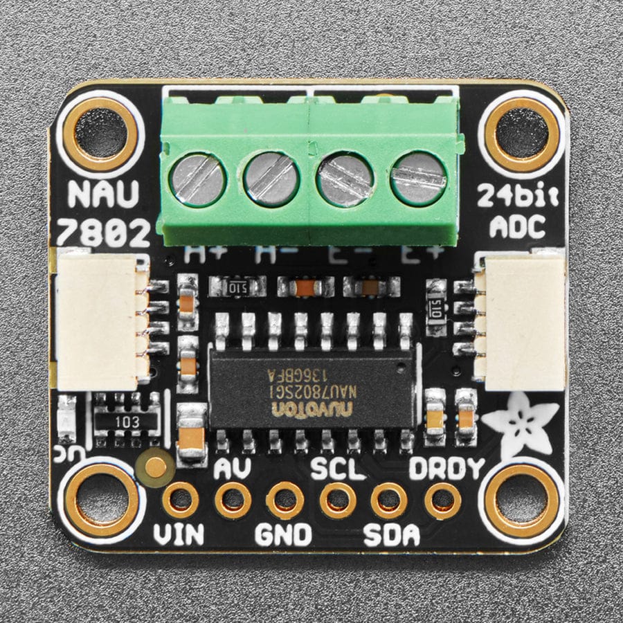 Adafruit NAU7802 24-Bit ADC - STEMMA QT / Qwiic by Adafruit - The Pi Hut