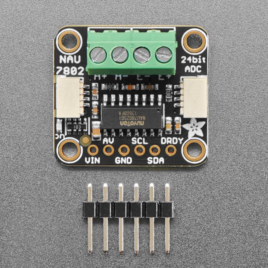 Adafruit NAU7802 24-Bit ADC - STEMMA QT / Qwiic by Adafruit - The Pi Hut