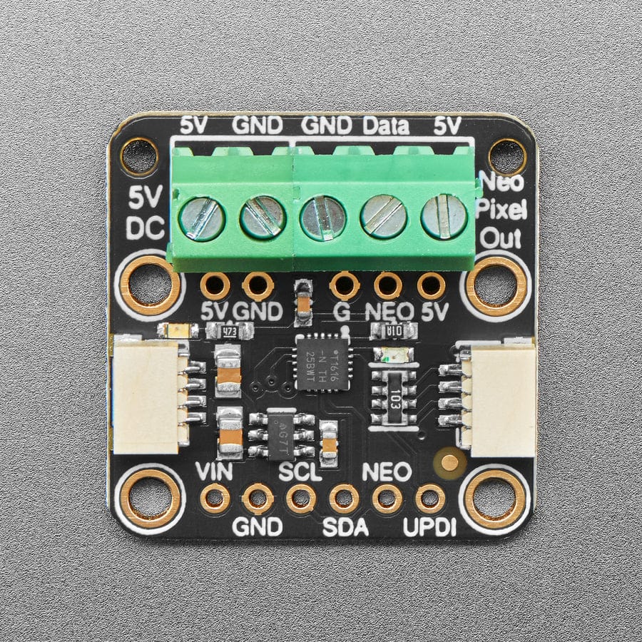 Adafruit NeoDriver - I2C to NeoPixel Driver Board - Stemma QT by Adafruit - The Pi Hut
