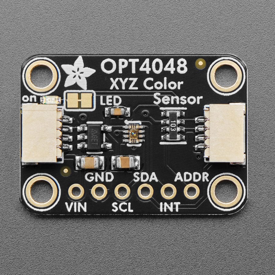 Adafruit OPT4048 Tri-Stimulus XYZ Colour and Lux Sensor by Adafruit - The Pi Hut