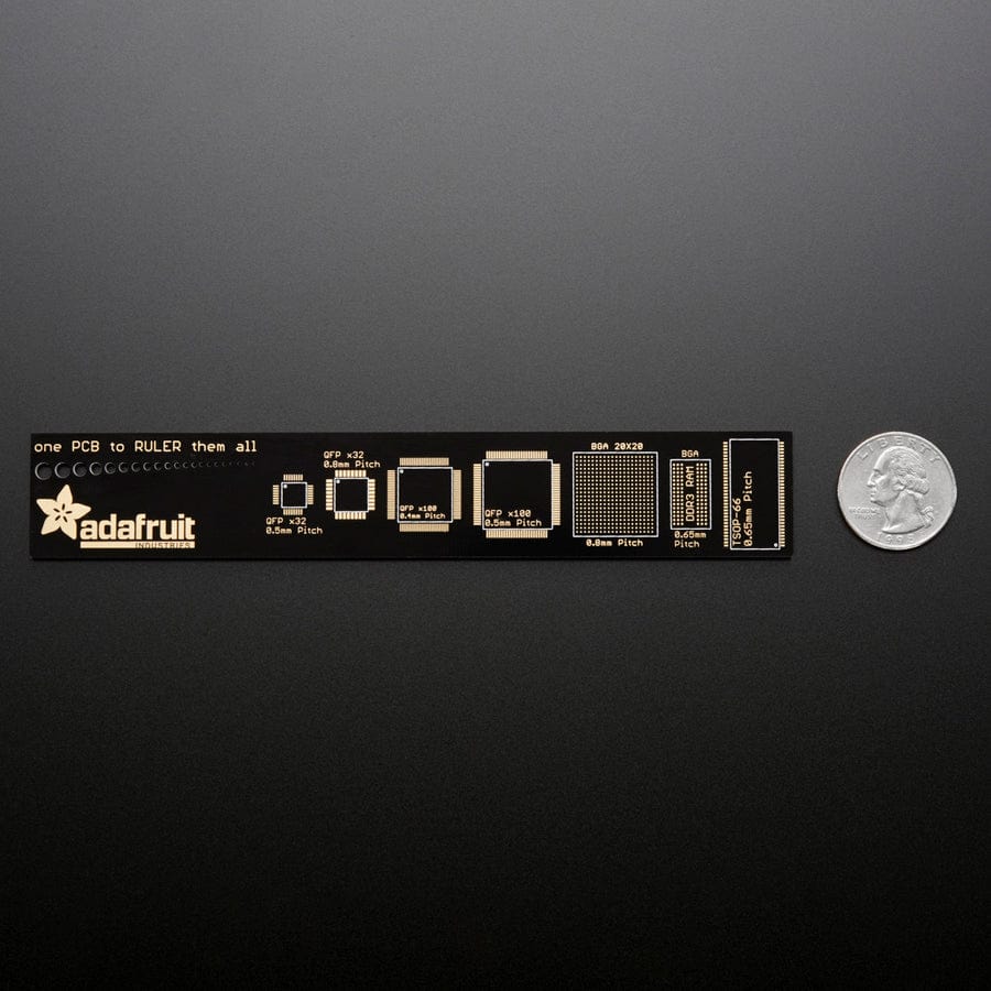 Adafruit PCB Ruler v2 - 6" by Adafruit - The Pi Hut