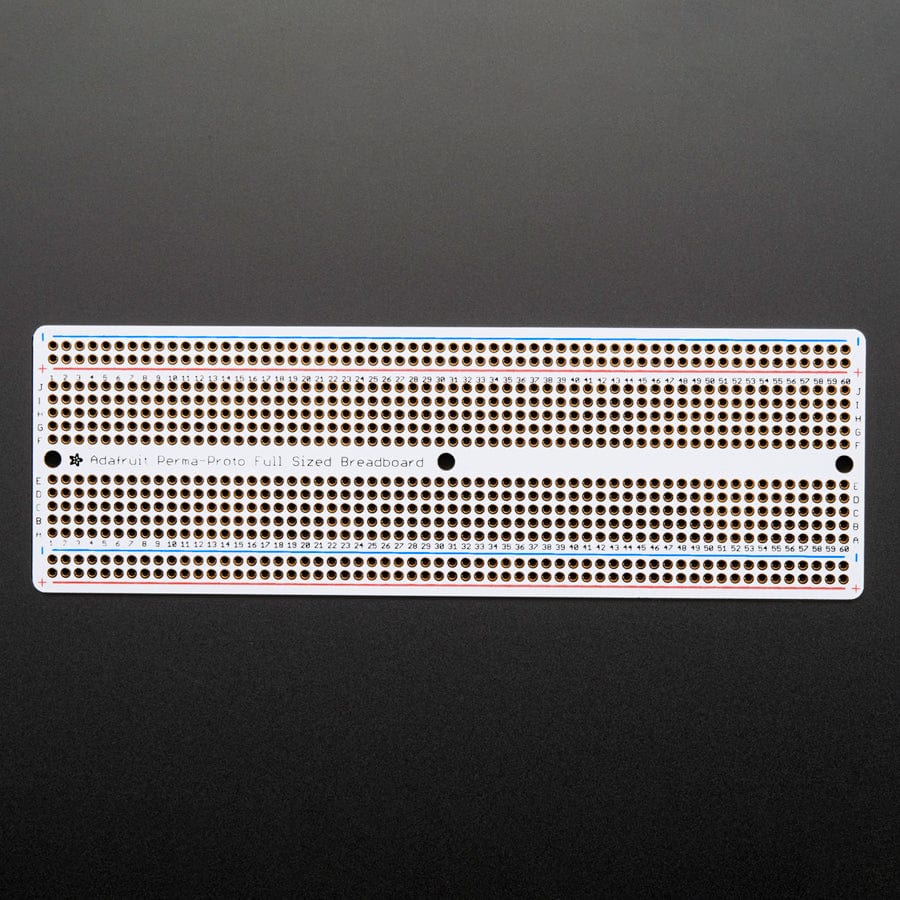 Adafruit Perma-Proto Full-sized Breadboard PCB - Single by Adafruit - The Pi Hut