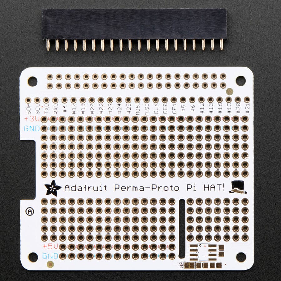 Adafruit Perma-Proto HAT for Pi Mini Kit - No EEPROM by Adafruit - The Pi Hut