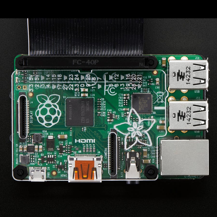 Adafruit Pi Protector for Raspberry Pi Model B+ / Pi 2 / Pi 3 B+ by Adafruit - The Pi Hut