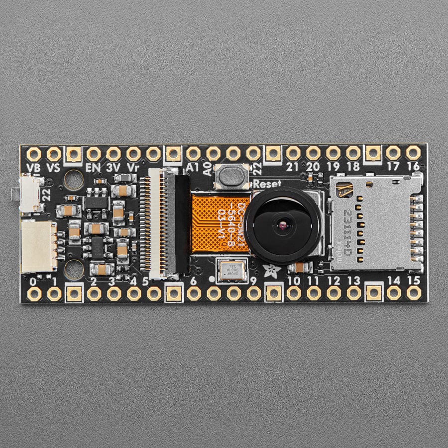Adafruit PiCowBell Camera Breakout - Wide Angle 120 Degree Lens - Reset Button & STEMMA QT by Adafruit - The Pi Hut