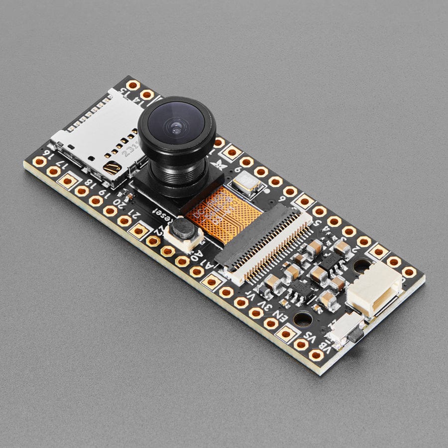 Adafruit PiCowBell Camera Breakout - Wide Angle 120 Degree Lens - Reset Button & STEMMA QT by Adafruit - The Pi Hut
