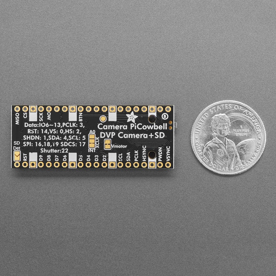 Adafruit PiCowBell Camera Breakout - Wide Angle 120 Degree Lens - Reset Button & STEMMA QT by Adafruit - The Pi Hut