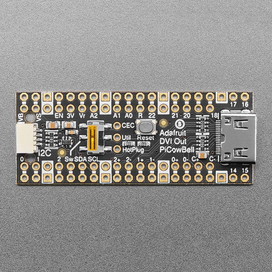 Adafruit PiCowbell DVI Output for Pico by Adafruit - The Pi Hut