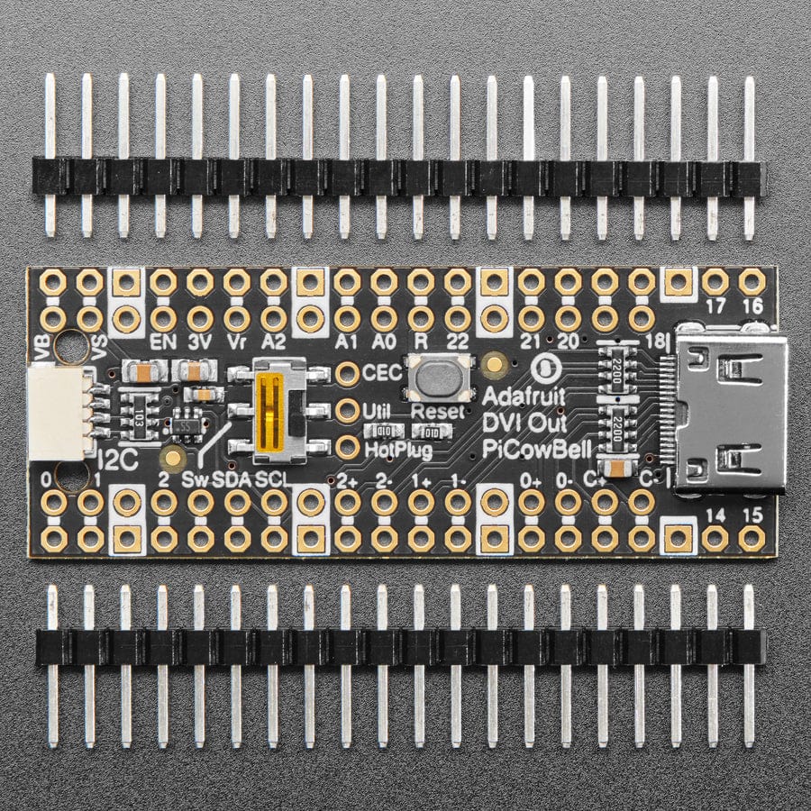 Adafruit PiCowbell DVI Output for Pico by Adafruit - The Pi Hut