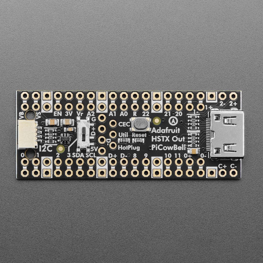 Adafruit PiCowBell HSTX DVI Output for Pico by Adafruit - The Pi Hut