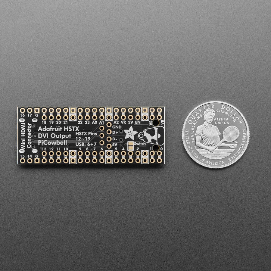 Adafruit PiCowBell HSTX DVI Output for Pico by Adafruit - The Pi Hut