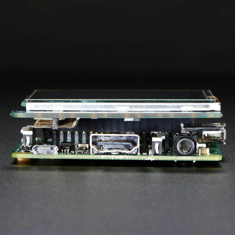 Adafruit PiTFT 2.4" HAT Mini Kit - 320 x 240 TFT Touchscreen by Adafruit - The Pi Hut