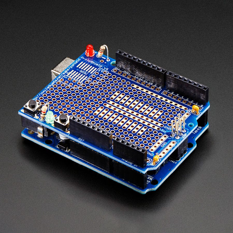 Adafruit Proto Shield for Arduino Unassembled Kit - Stackable (Version R3) by Adafruit - The Pi Hut