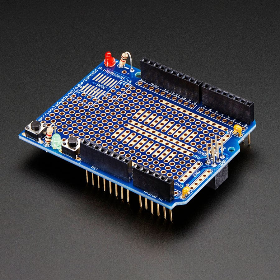 Adafruit Proto Shield for Arduino Unassembled Kit - Stackable (Version R3) by Adafruit - The Pi Hut