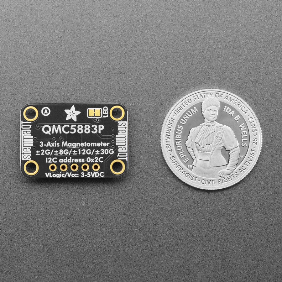 Adafruit QMC5883P - Triple Axis Magnetometer by Adafruit - The Pi Hut