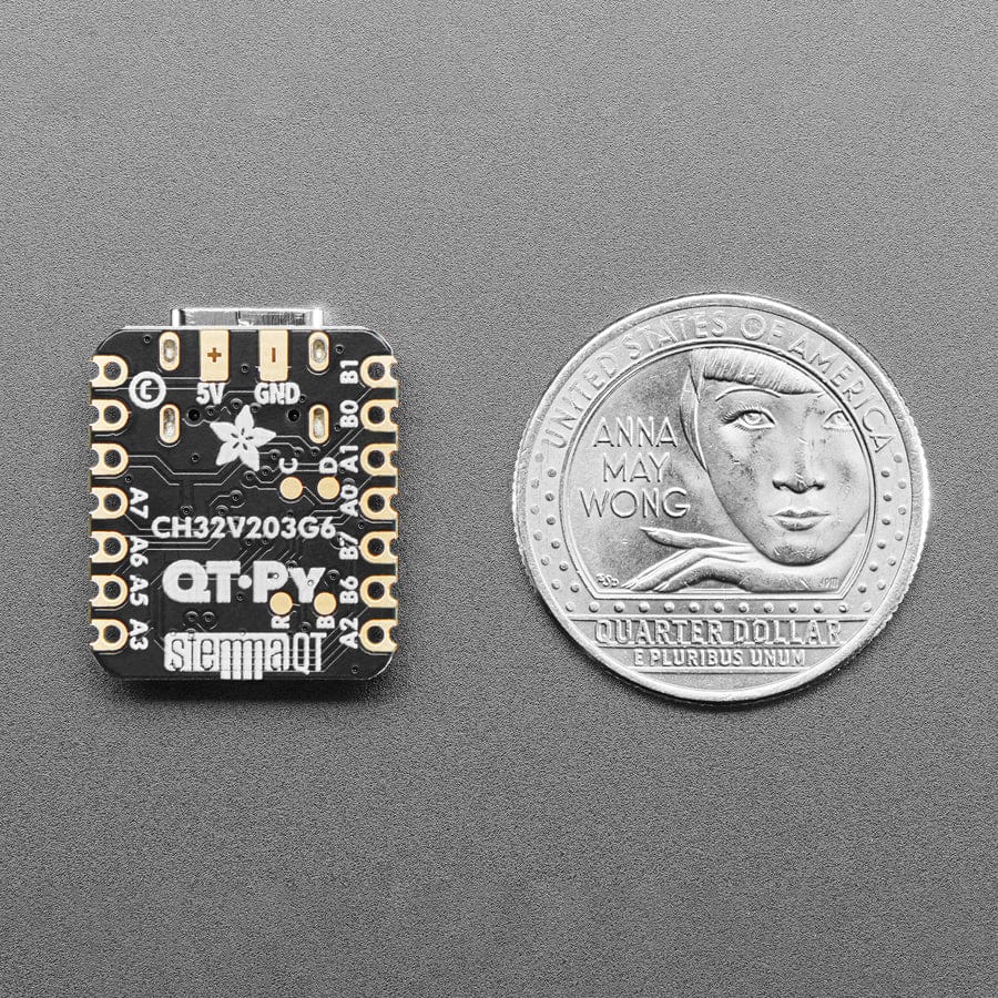 Adafruit QT Py CH32V203 Dev Board with STEMMA QT by Adafruit - The Pi Hut