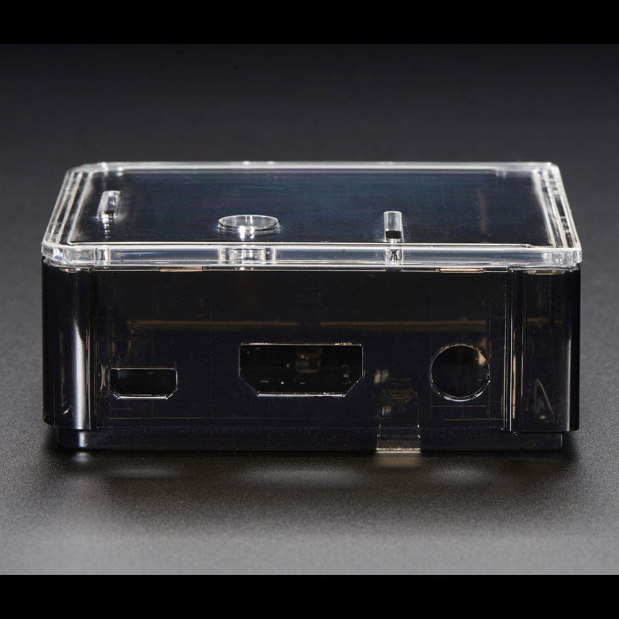 Adafruit Raspberry Pi A+ Case - Smoke Base w/ Clear Top by Adafruit - The Pi Hut