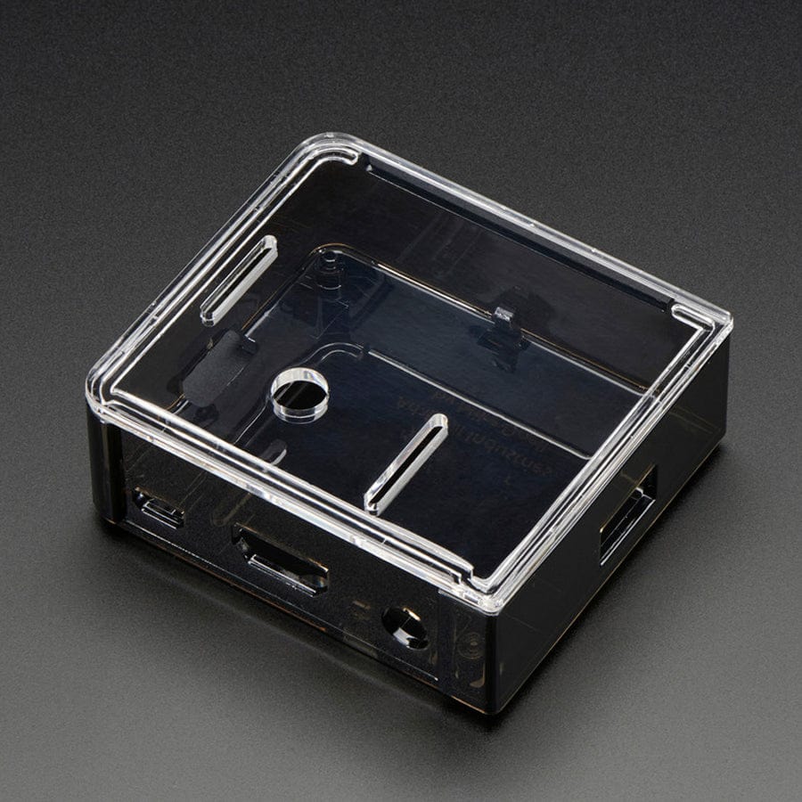 Adafruit Raspberry Pi A+ Case - Smoke Base w/ Clear Top by Adafruit - The Pi Hut