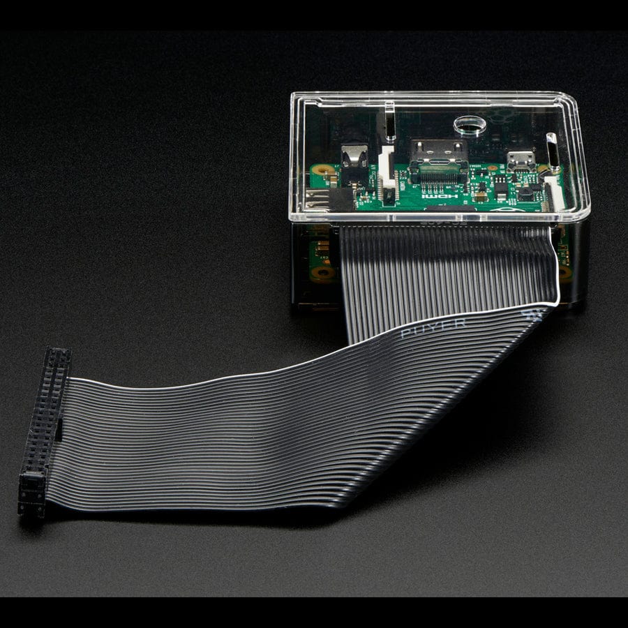 Adafruit Raspberry Pi A+ Case - Smoke Base w/ Clear Top by Adafruit - The Pi Hut