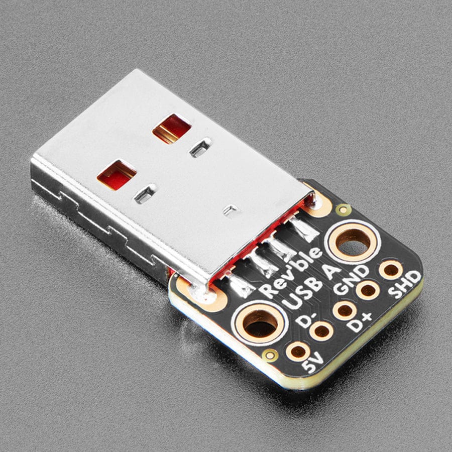 Adafruit Reversible USB Type A Plug Connector Breakout by Adafruit - The Pi Hut