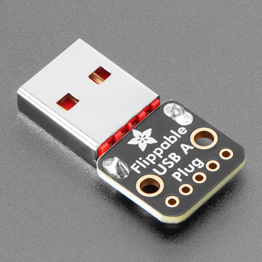 Adafruit Reversible USB Type A Plug Connector Breakout by Adafruit - The Pi Hut