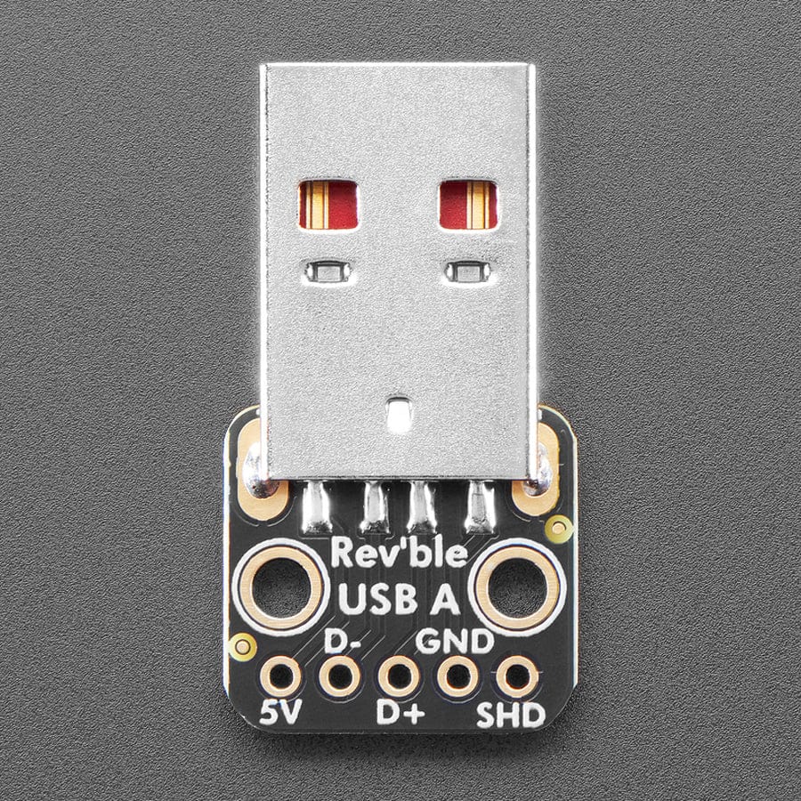 Adafruit Reversible USB Type A Plug Connector Breakout - The Pi Hut
