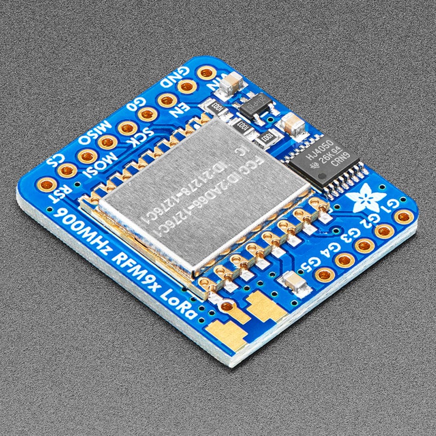 Adafruit RFM95W LoRa Radio Transceiver Breakout - 868 or 915 MHz (RadioFruit) by Adafruit - The Pi Hut