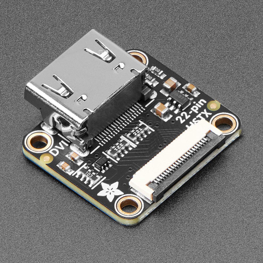 Adafruit RP2350 22-pin FPC HSTX to DVI Adapter for HDMI Displays by Adafruit - The Pi Hut