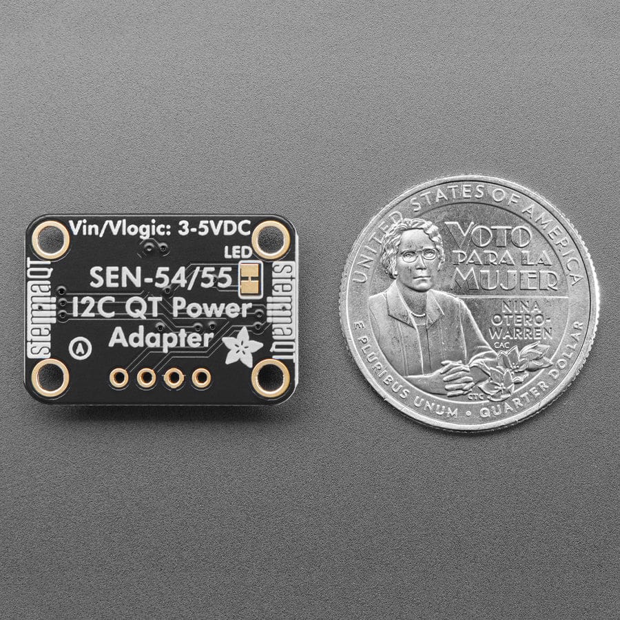 Adafruit SEN54 or SEN55 Adapter Breakout - STEMMA QT / Qwiic by Adafruit - The Pi Hut