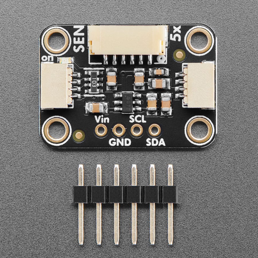 Adafruit SEN54 or SEN55 Adapter Breakout - STEMMA QT / Qwiic by Adafruit - The Pi Hut