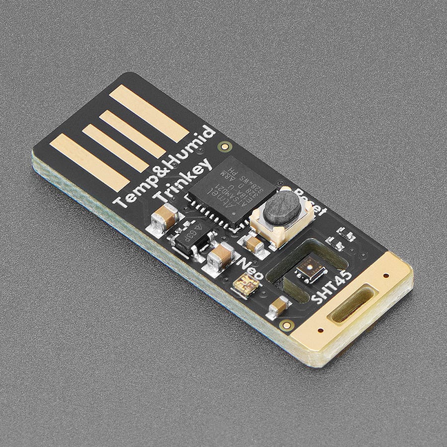 Adafruit SHT45 Trinkey - USB Temp and Humidity Sensor with PTFE by Adafruit - The Pi Hut