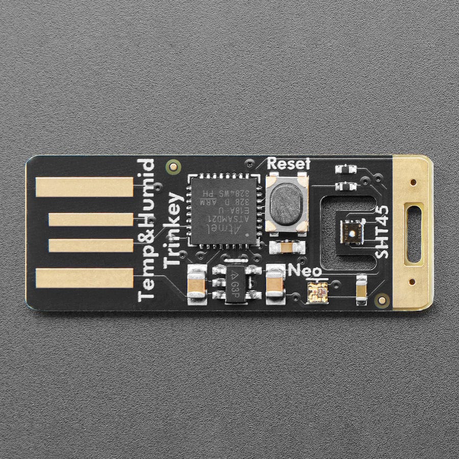 Adafruit SHT45 Trinkey - USB Temp and Humidity Sensor with PTFE by Adafruit - The Pi Hut