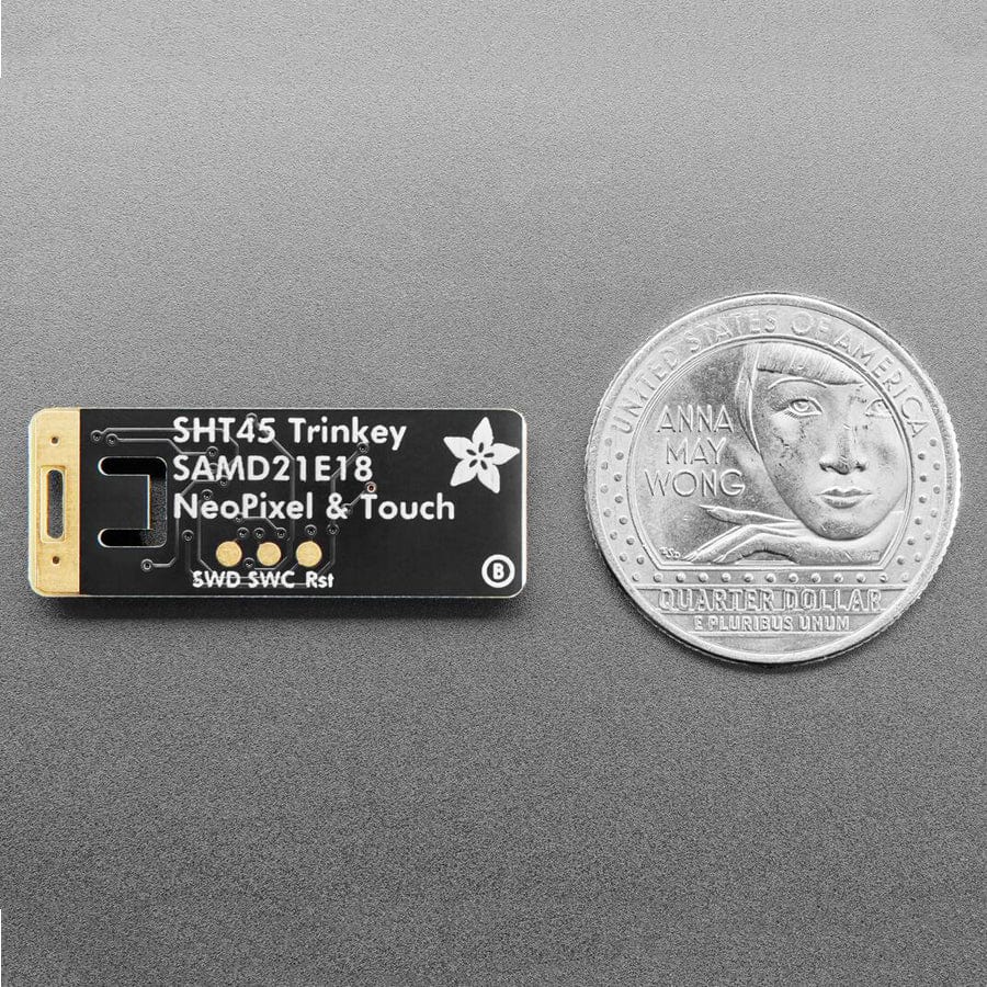 Adafruit SHT45 Trinkey - USB Temperature and Humidity Sensor by Adafruit - The Pi Hut