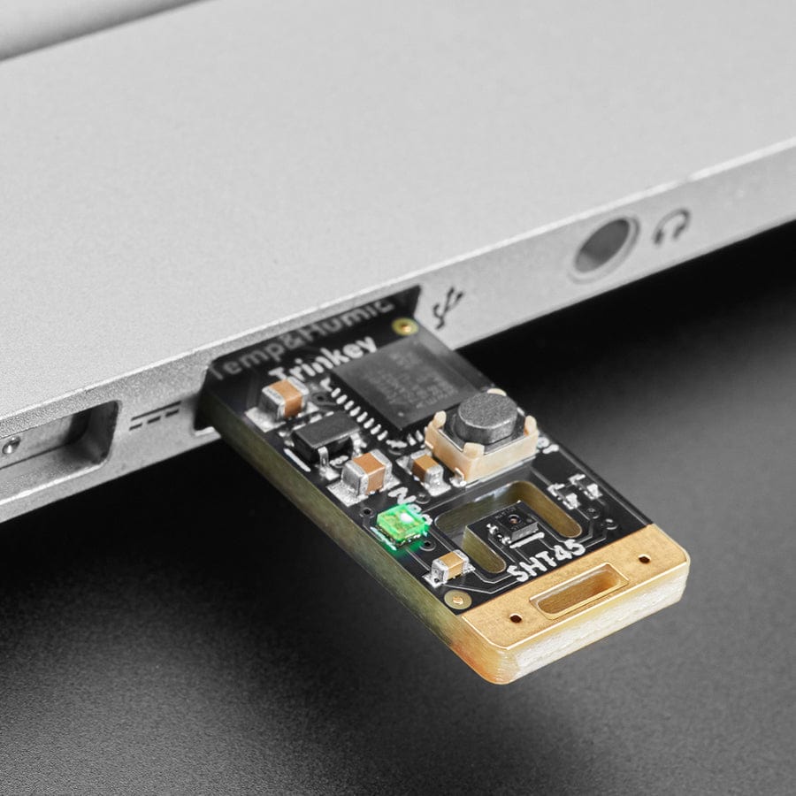 Adafruit SHT45 Trinkey - USB Temperature and Humidity Sensor by Adafruit - The Pi Hut