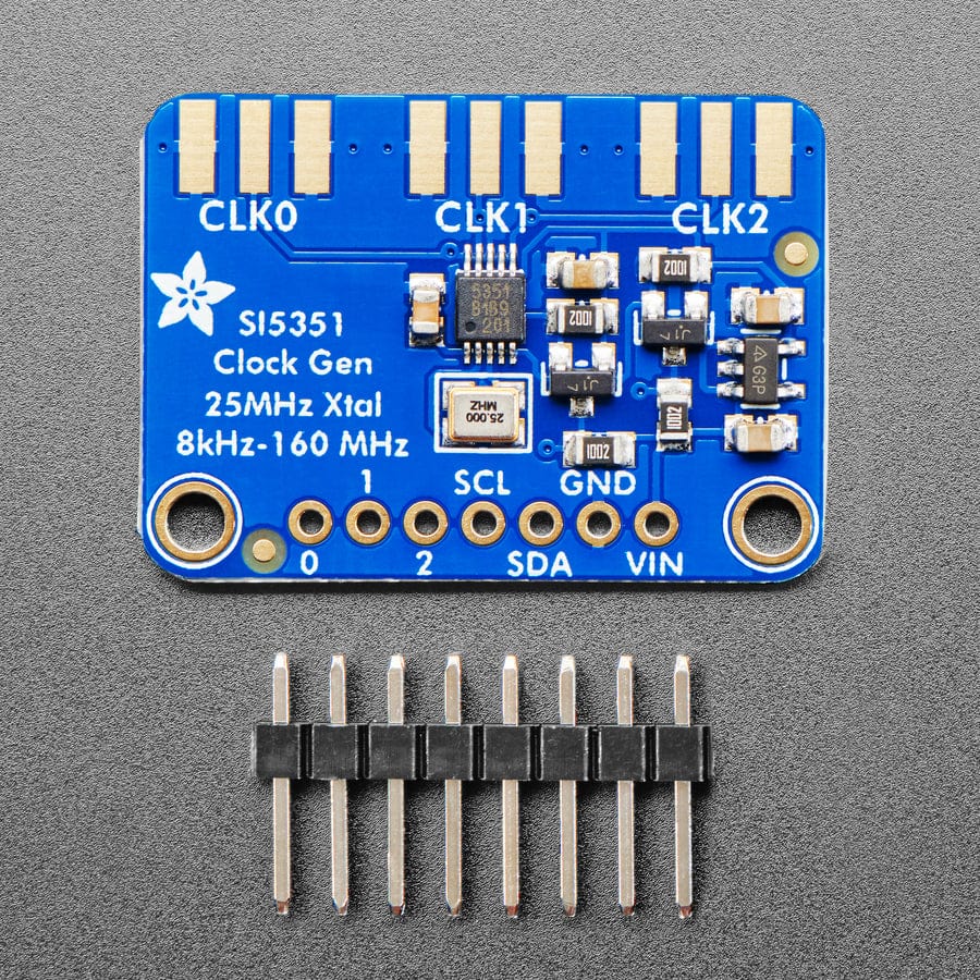 Adafruit Si5351A Clock Generator Breakout Board - 8KHz to 160MHz by Adafruit - The Pi Hut