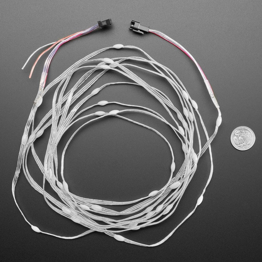 Adafruit Soft Flexible Wire NeoPixel Strand - 50 NeoPixels by Adafruit - The Pi Hut