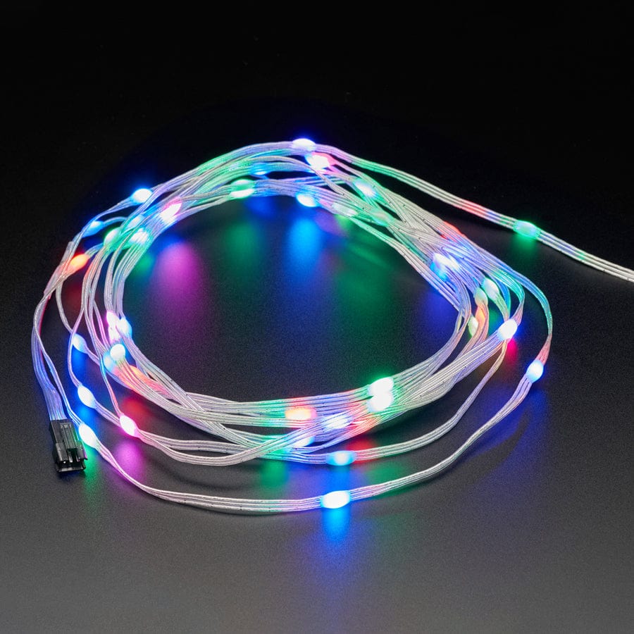 Adafruit Soft Flexible Wire NeoPixel Strand - 50 NeoPixels by Adafruit - The Pi Hut