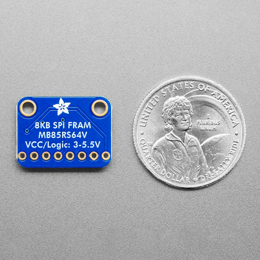 Adafruit SPI Non-Volatile FRAM Breakout - 64Kbit / 8KByte by Adafruit - The Pi Hut