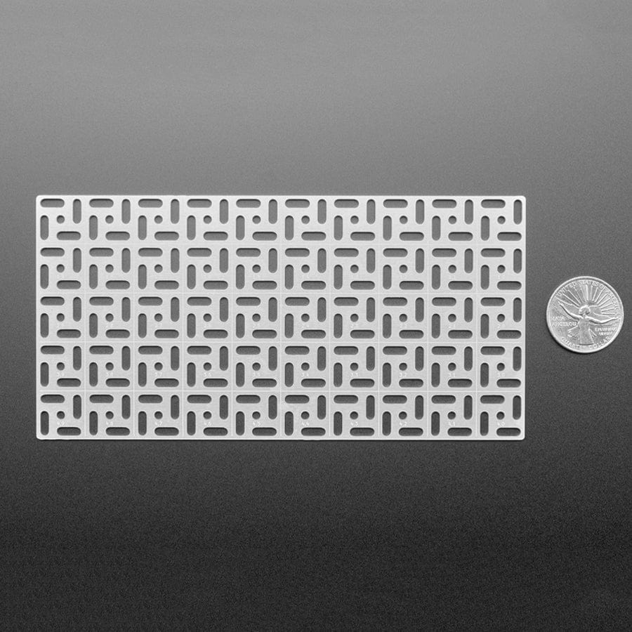 Adafruit Swirly Aluminum Mounting Grid for 0.1" Spaced PCBs by Adafruit - The Pi Hut