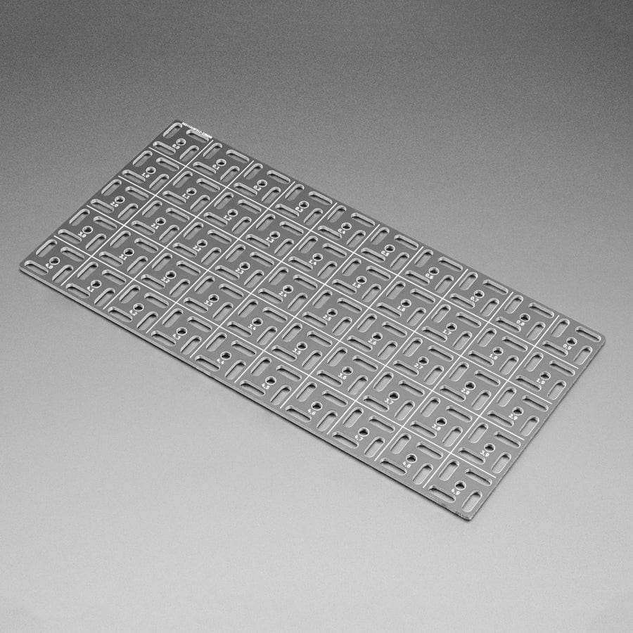 Adafruit Swirly Aluminum Mounting Grid for 0.1" Spaced PCBs by Adafruit - The Pi Hut