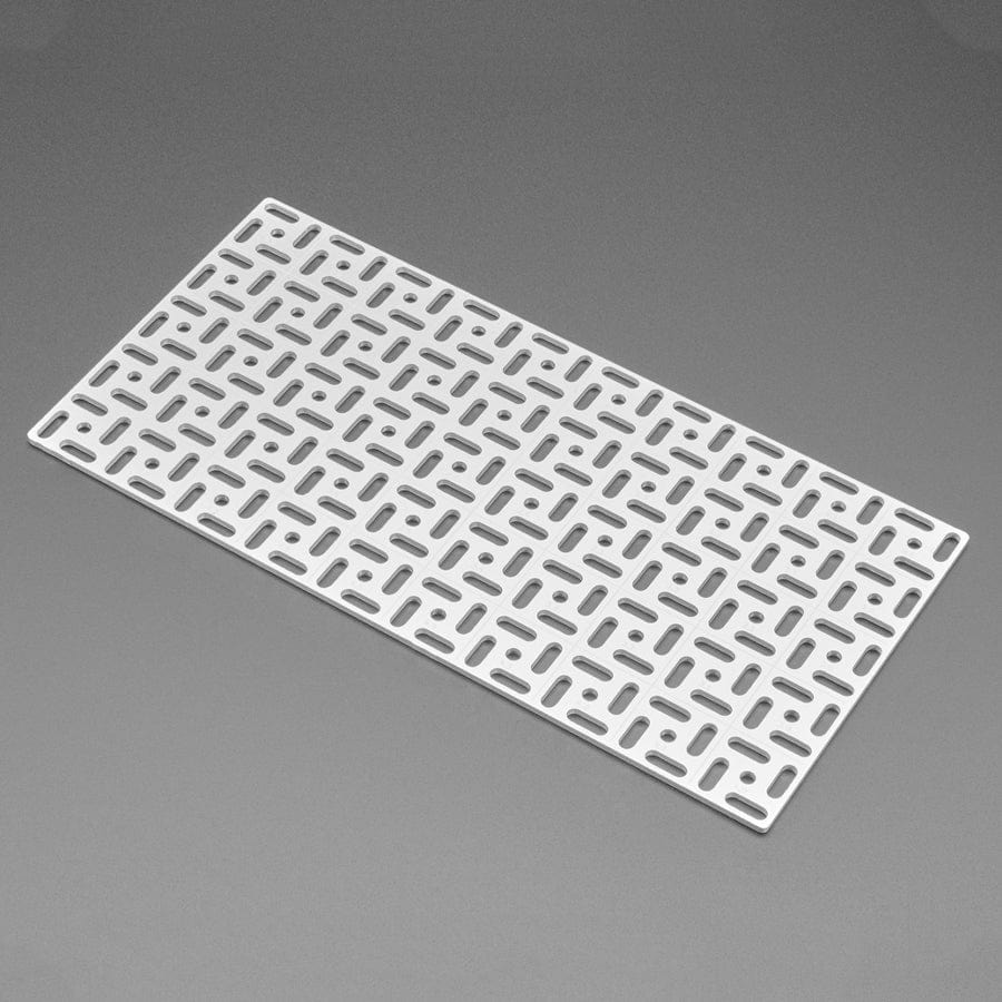 Adafruit Swirly Aluminum Mounting Grid for 0.1" Spaced PCBs by Adafruit - The Pi Hut