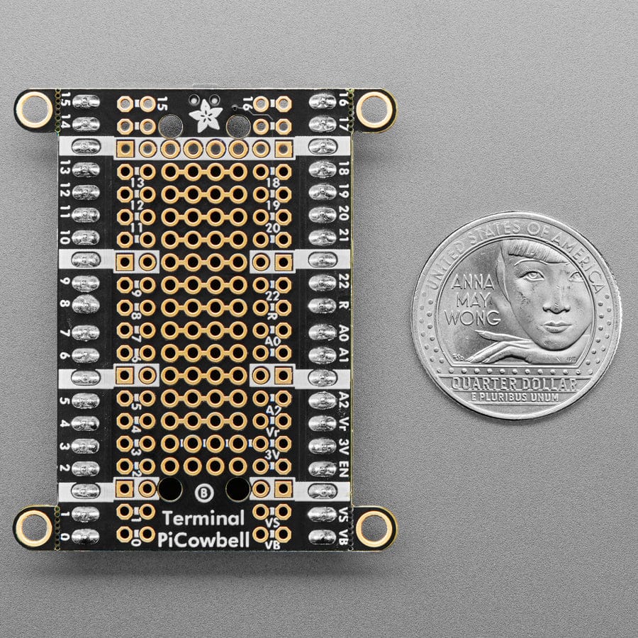 Adafruit Terminal PiCowbell for Pico - Reset Button & STEMMA QT by Adafruit - The Pi Hut