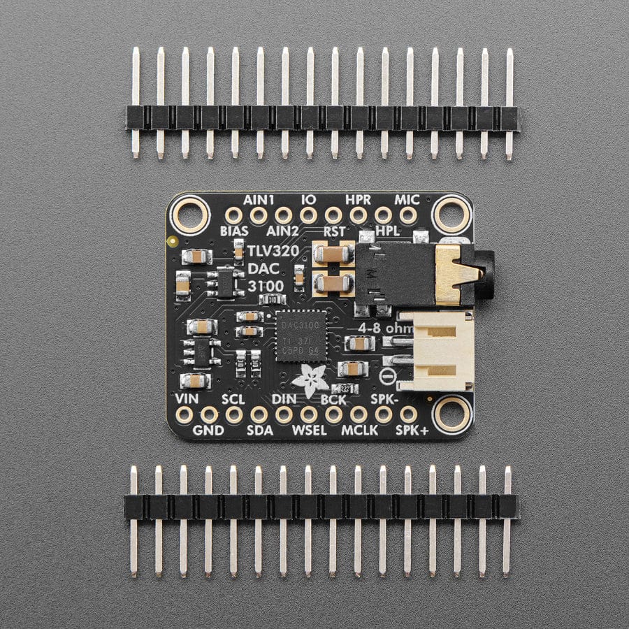 Adafruit TLV320DAC3100 - I2S DAC with Headphone and Speaker Out by Adafruit - The Pi Hut