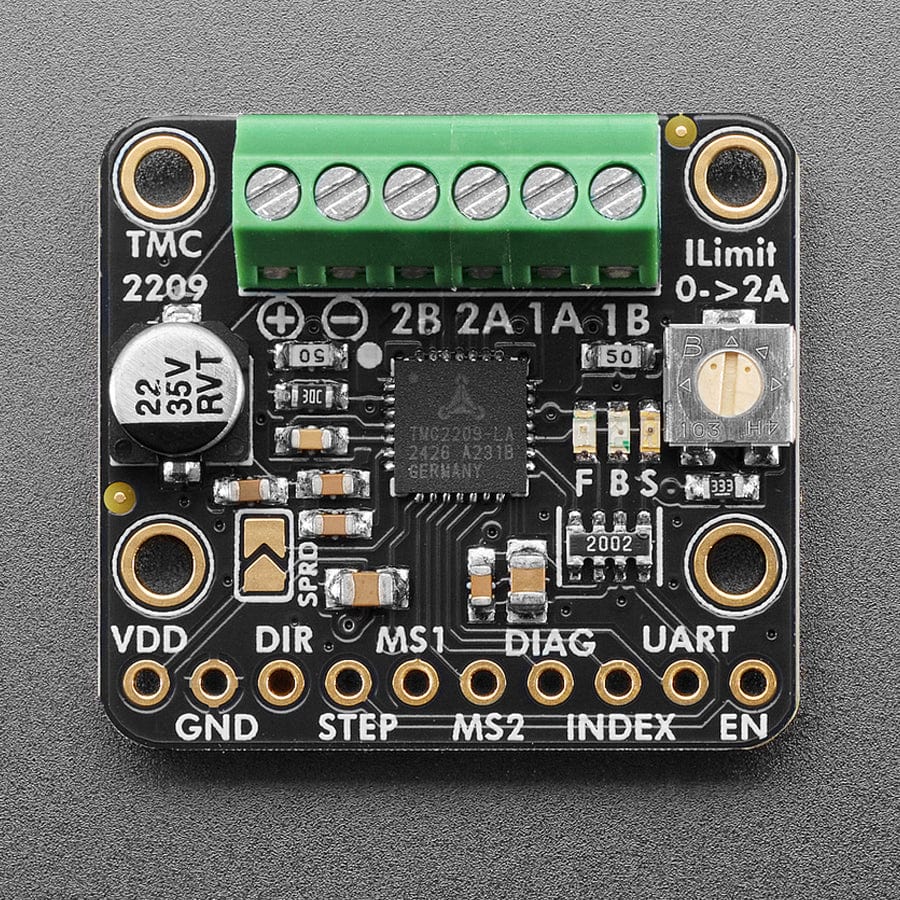 Adafruit TMC2209 Stepper Motor Driver Breakout Board by Adafruit - The Pi Hut
