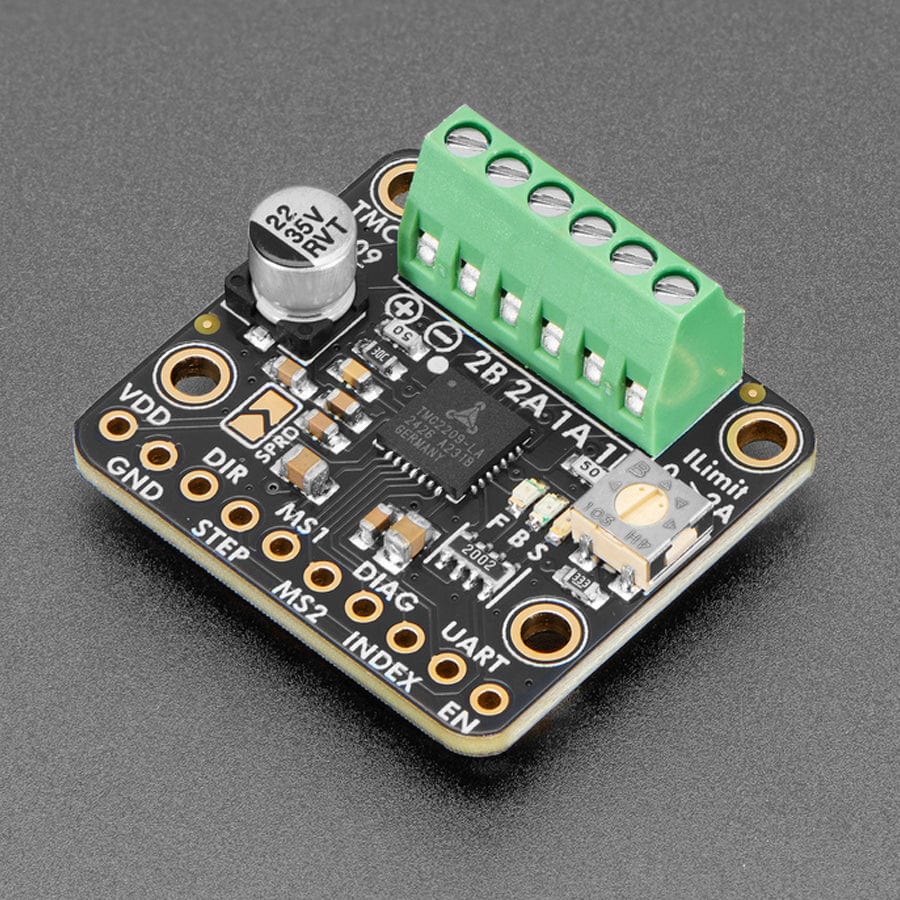 Adafruit TMC2209 Stepper Motor Driver Breakout Board by Adafruit - The Pi Hut